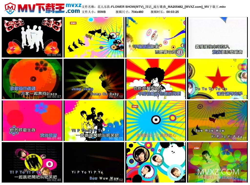 花儿乐队-FLOWER SHOW(MTV)_国语_流行歌曲_MA205482